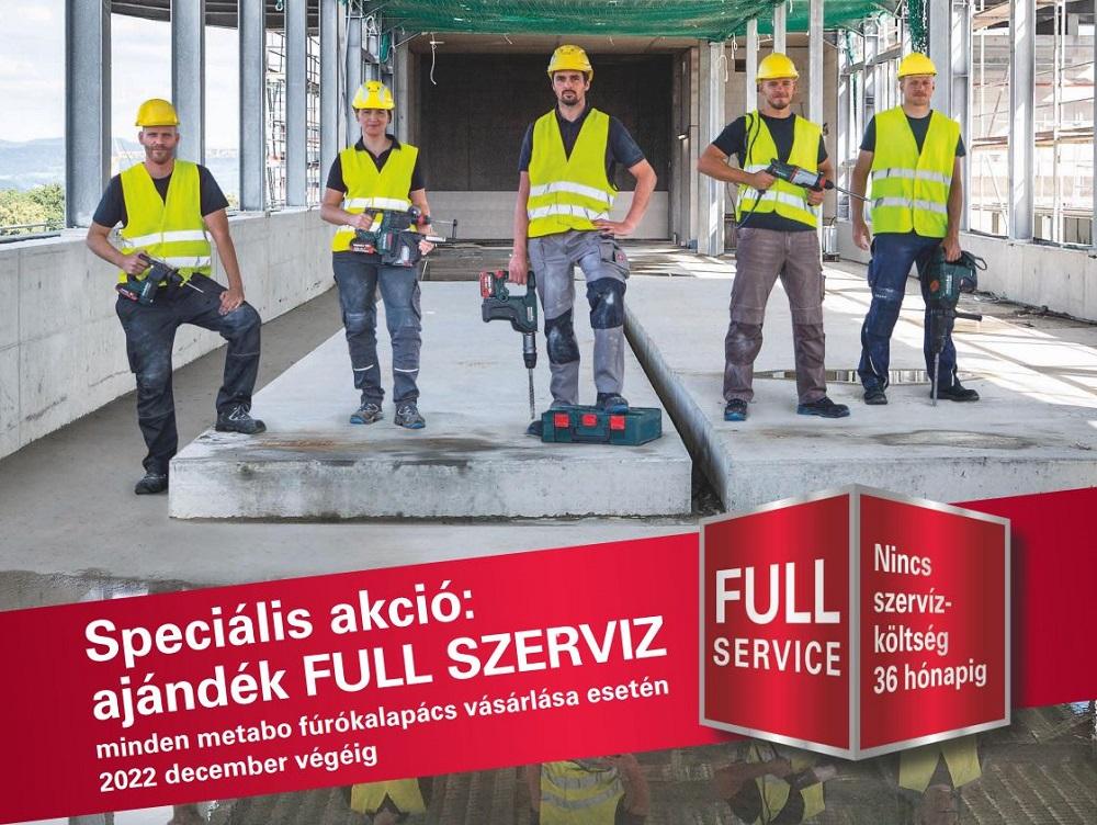 Metabo Full szerviz akció